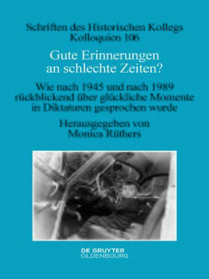 cover image of Gute Erinnerungen an schlechte Zeiten?